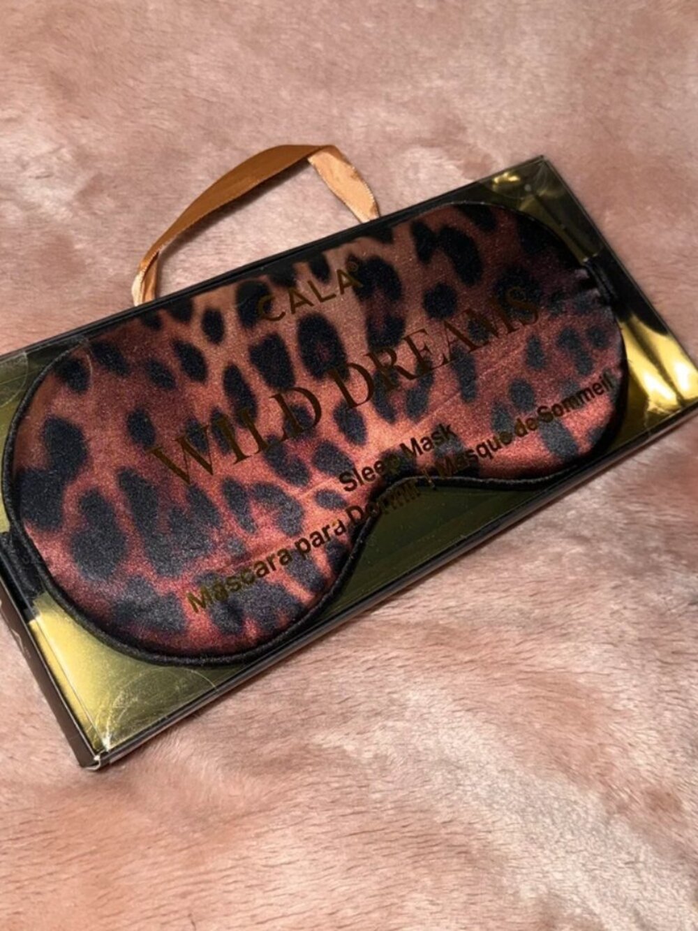Leopard sleeping eyemask